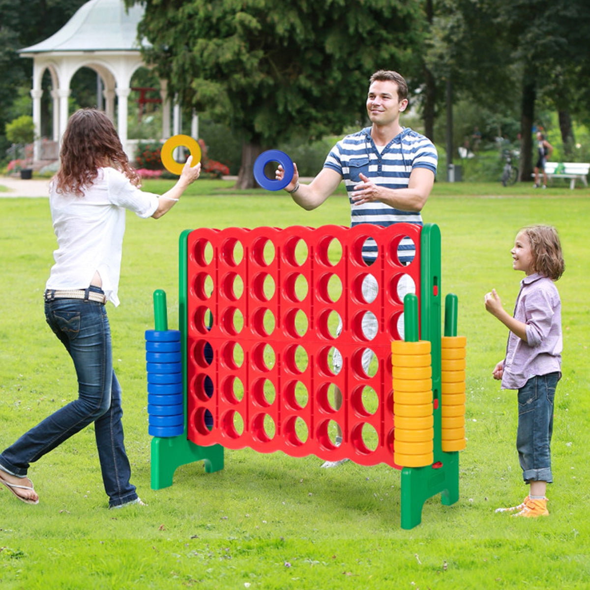 Jumbo 4-to-Score Game Set with 42 Jumbo Rings - image 13