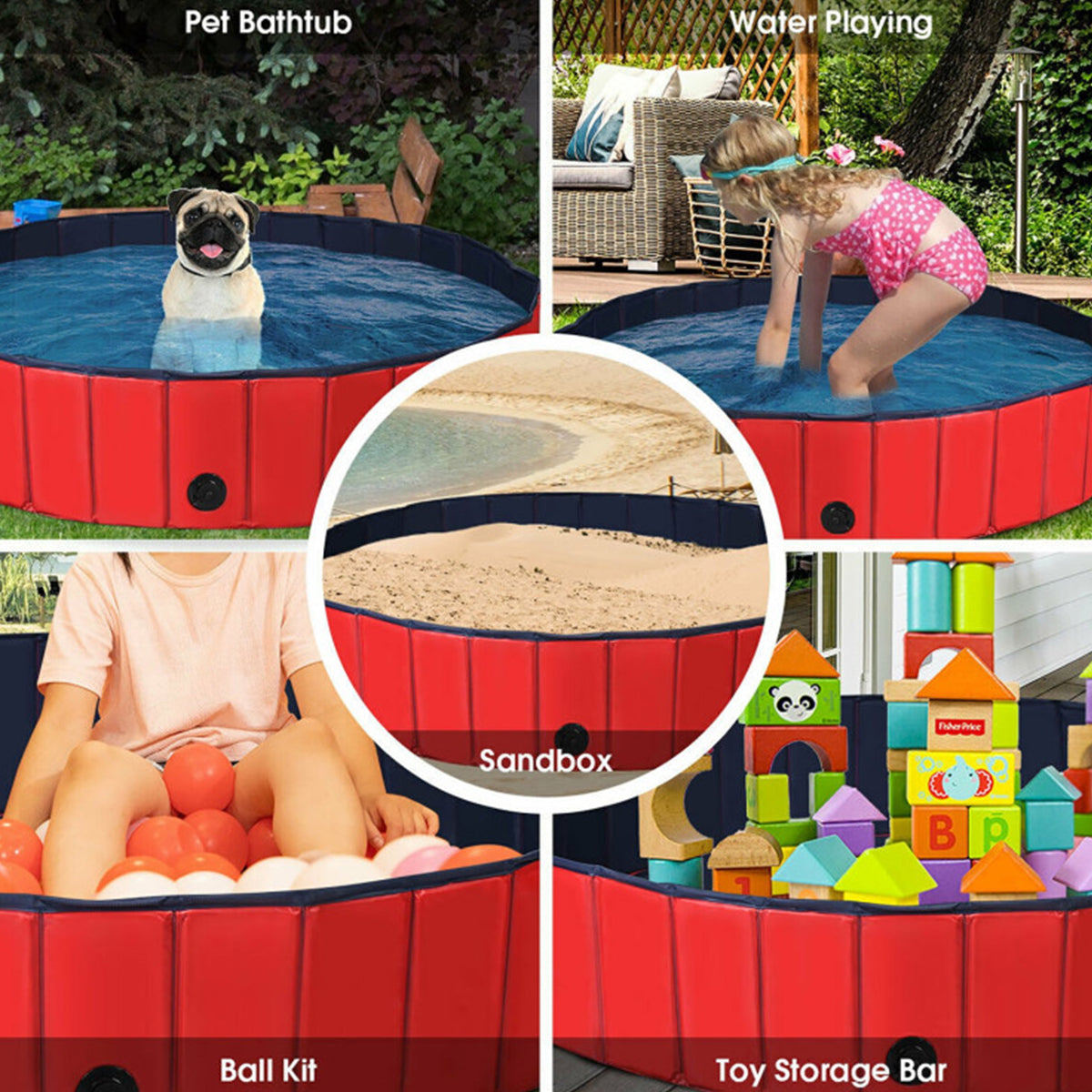 63'' Foldable Leakproof Pool - image 14