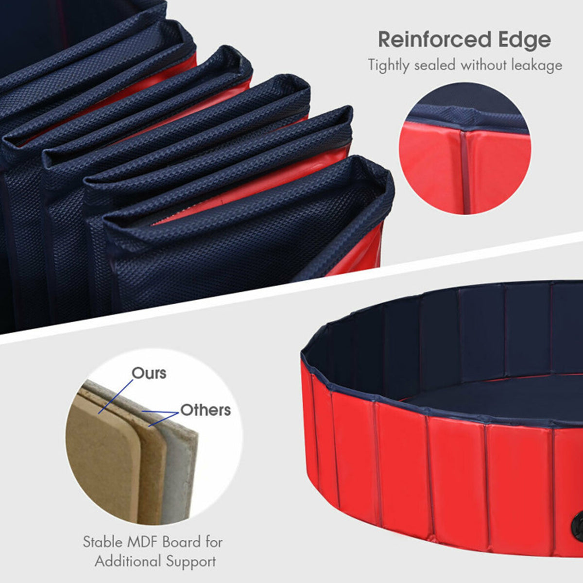 63'' Foldable Leakproof Pool - image 16