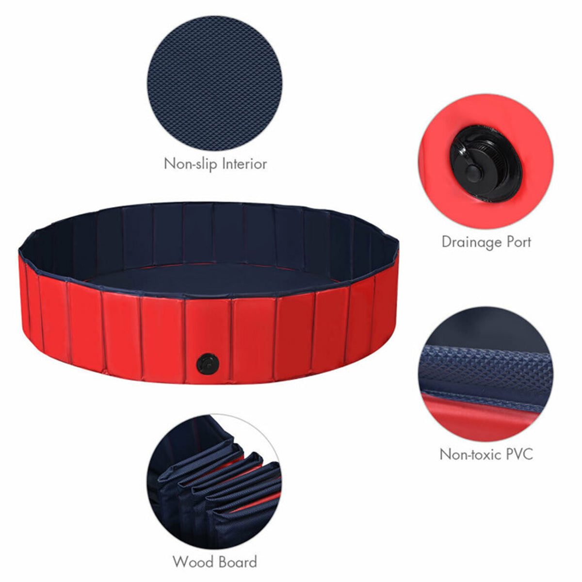 63'' Foldable Leakproof Pool - image 13