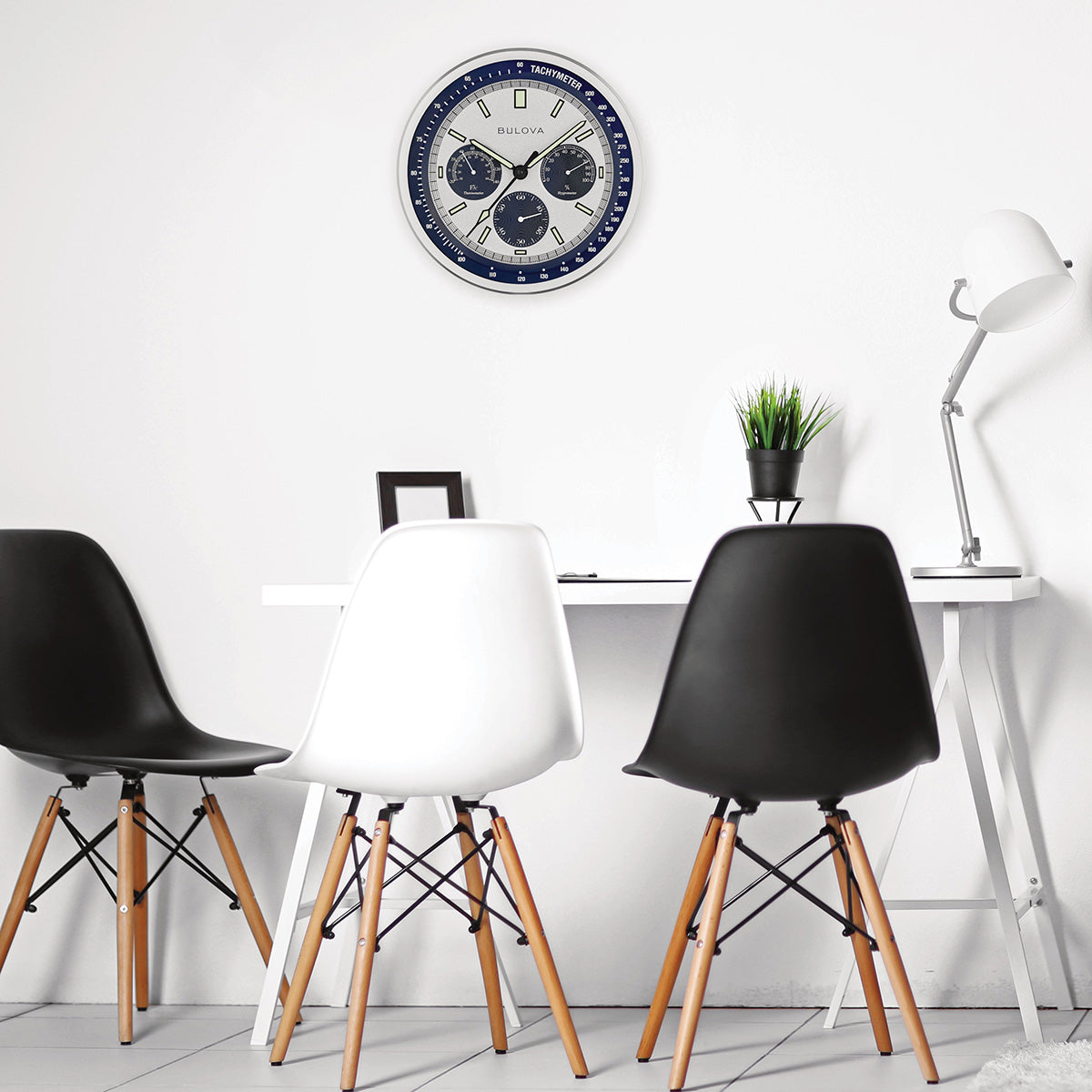 Bulova Lunar Pilot Wall Clock - image 3