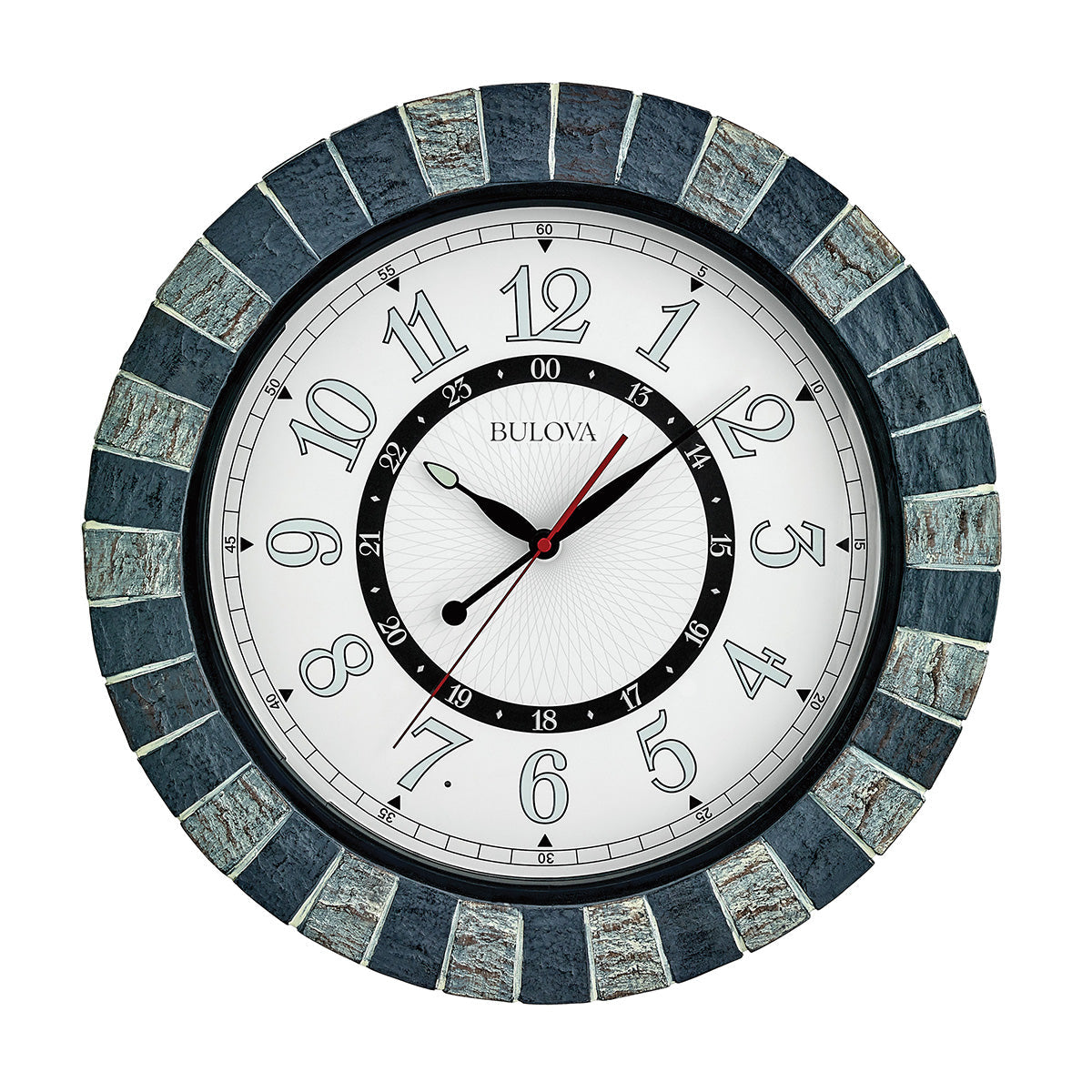 Bulova Outdoor LED Garden Party Wall Clock