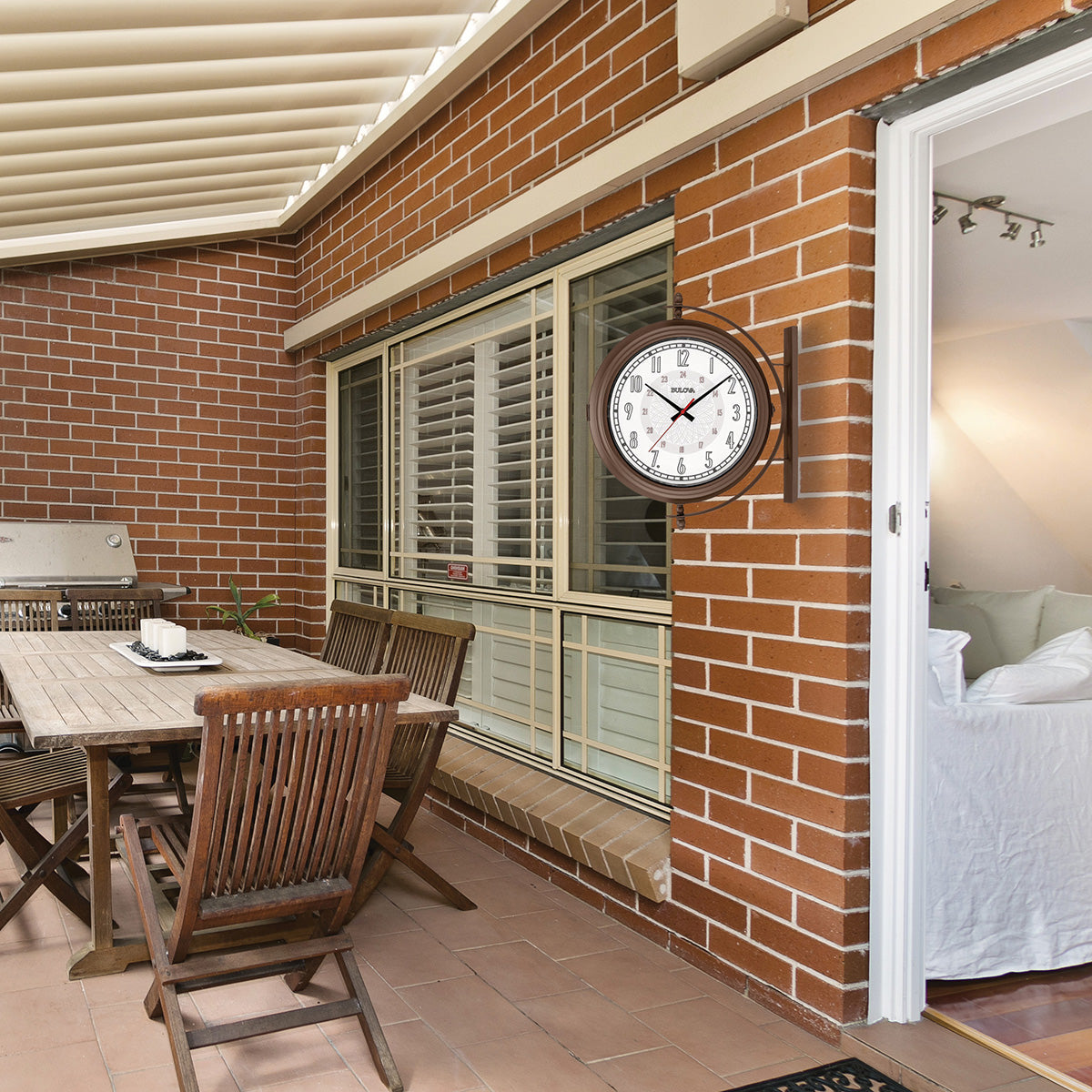 Bulova Town Crier Double Sided Outdoor Clock - image 3