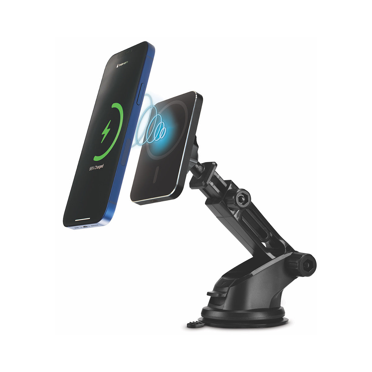 Car and Driver Wireless Charging Magnetic Car Mount