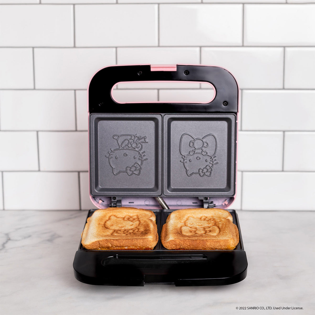 Hello Kitty Pink Grilled Cheese Sandwich Maker - image 2