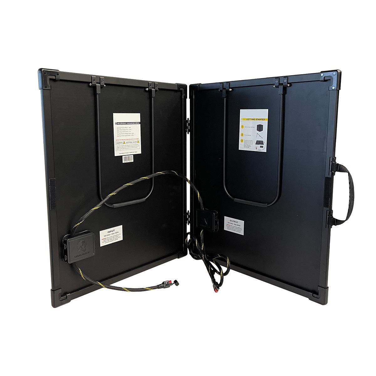 12V 100W Portable Solar Panel for 530W Portable Electric Generator - image 8