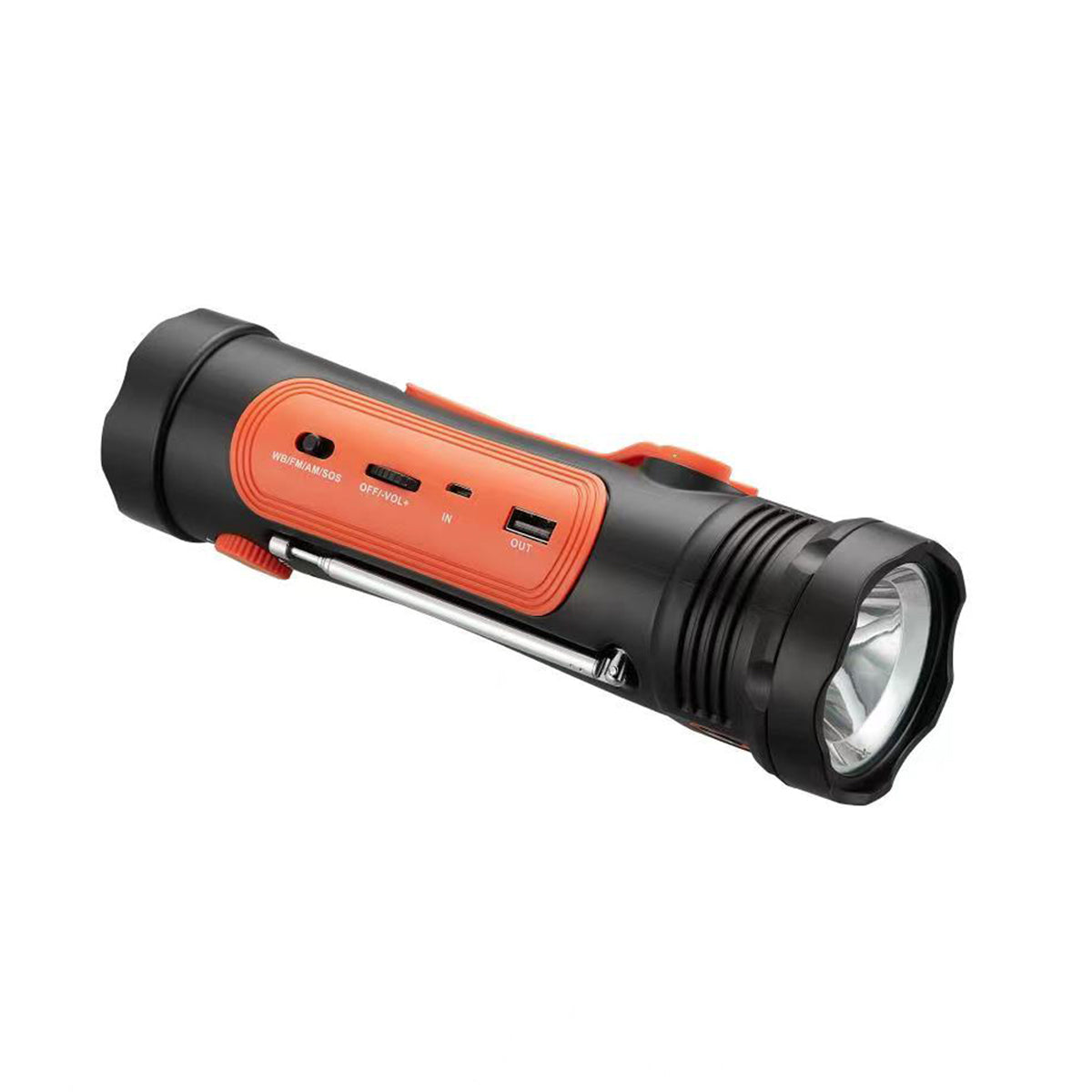 8-in-1 Emergency Weather Radio LED Flashlight - image 16