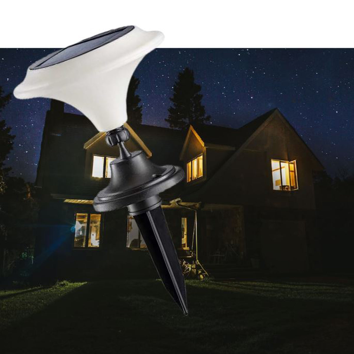 Solar-Powered LED Martini Lamp Lights (Set of 2) - image 3