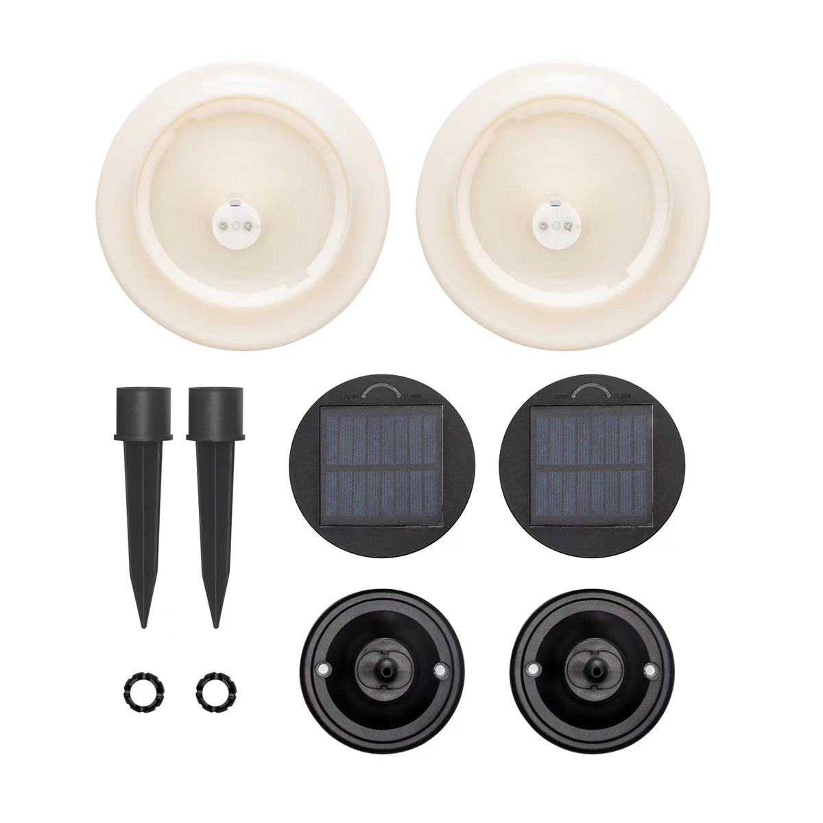 Solar-Powered LED Martini Lamp Lights (Set of 2) - image 5