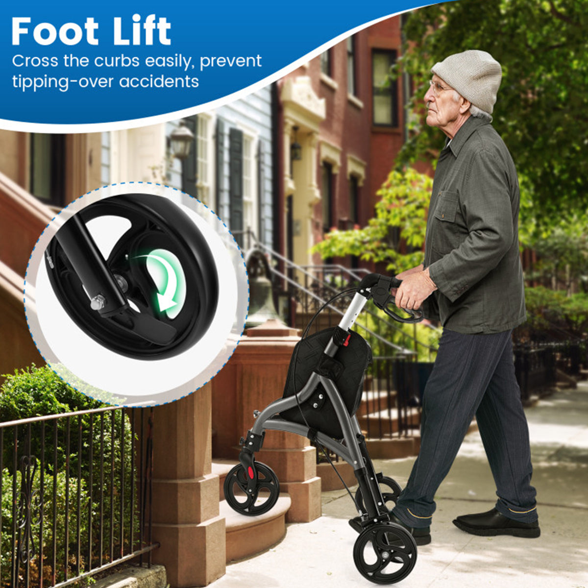 Foldable Rollator Walker - image 5