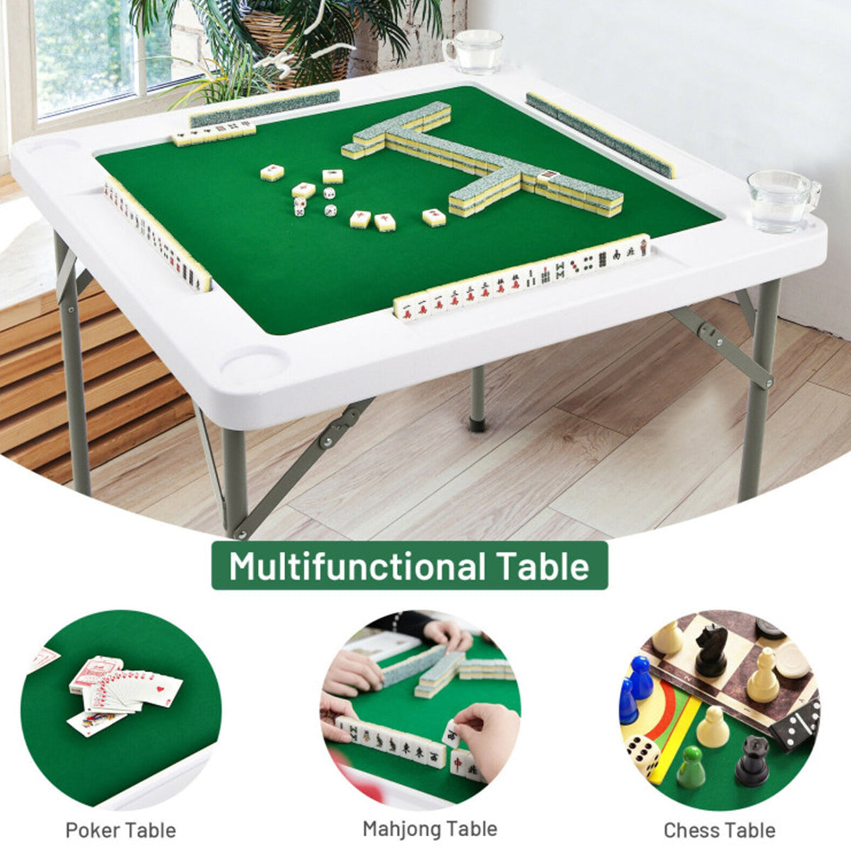 4-Player Mahjong Game Table - image 3