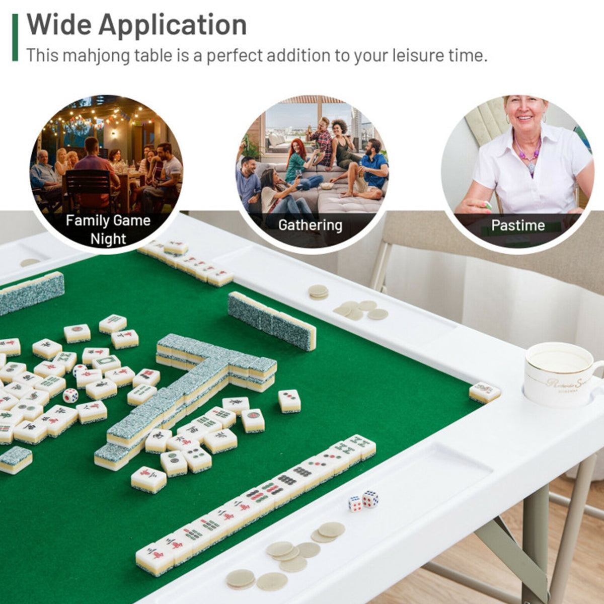 4-Player Mahjong Game Table - image 6