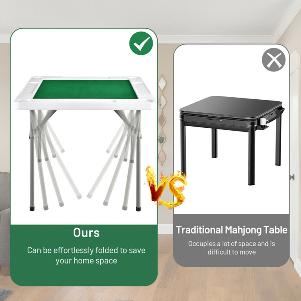 4-Player Mahjong Game Table - image 7