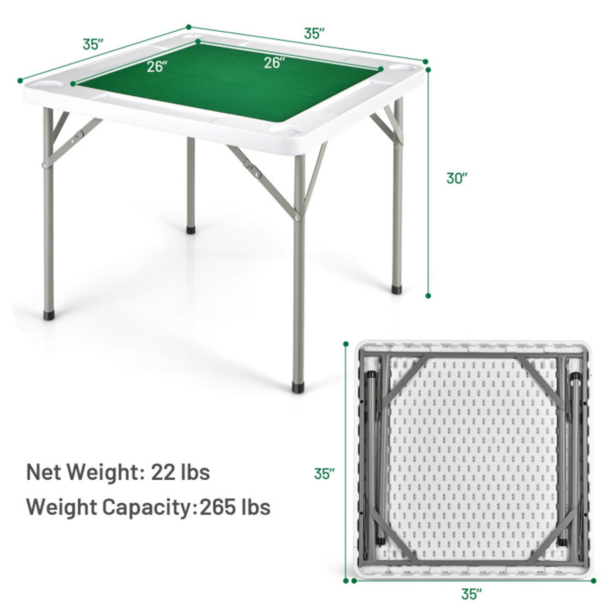 4-Player Mahjong Game Table - image 8