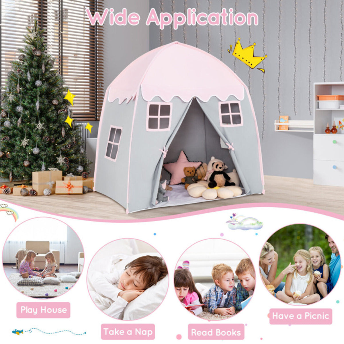 Kids Playhouse Tent - image 5