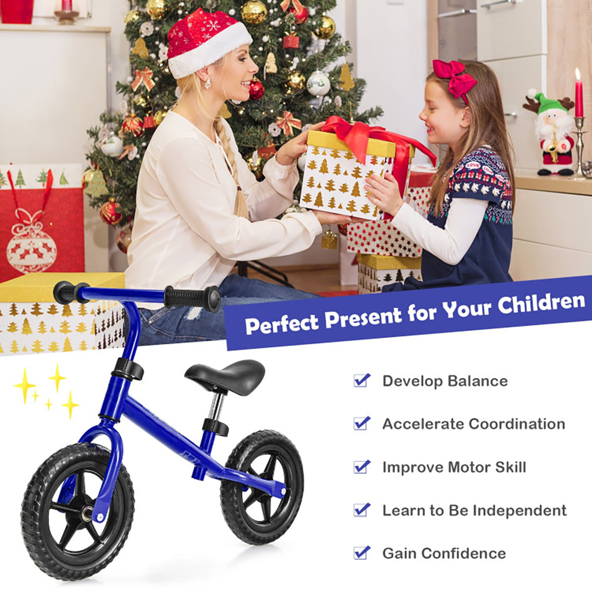 Kids Adjustable No Pedal Balance Bike - image 20