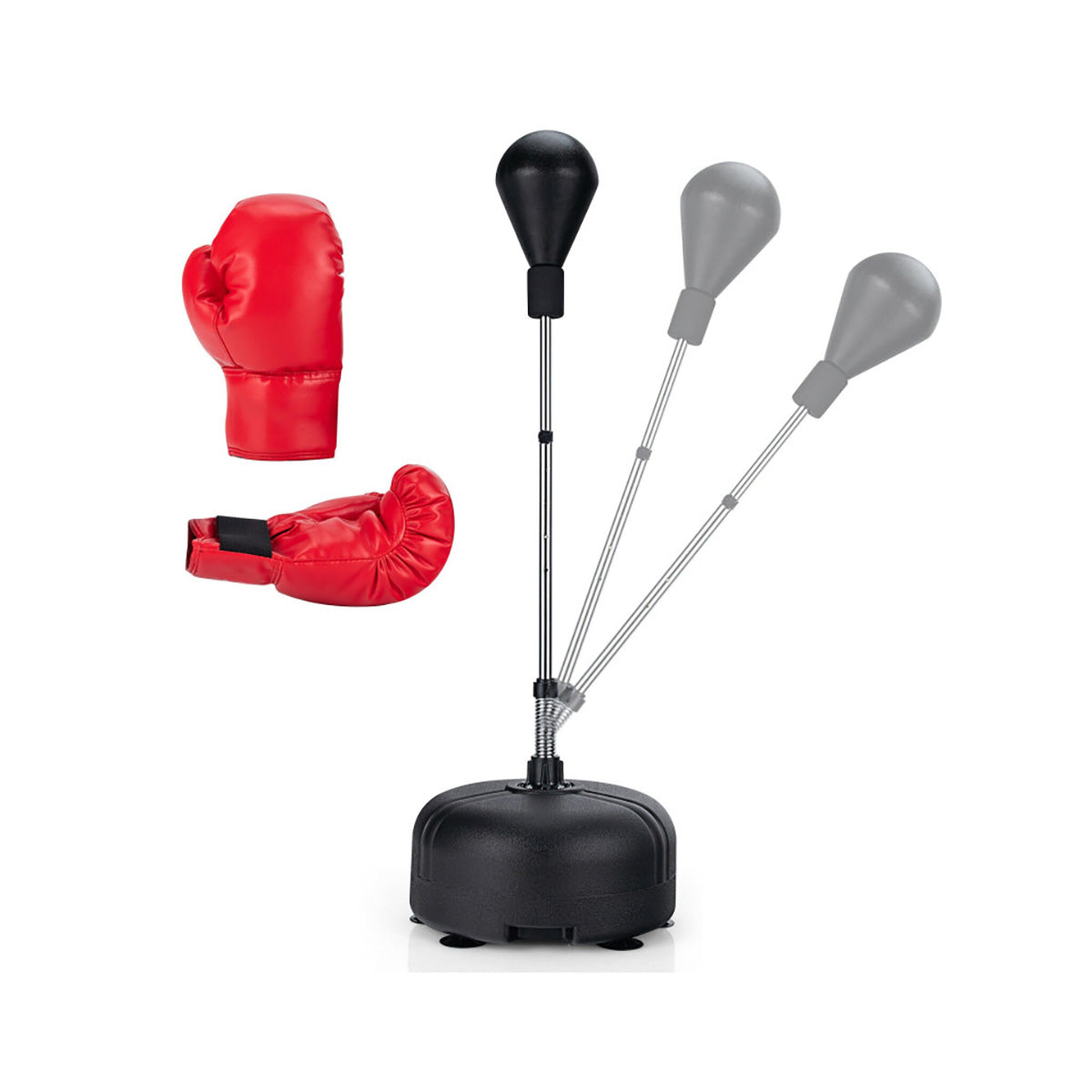 Adjustable Freestanding Punching Bag with Boxing Gloves - image 21