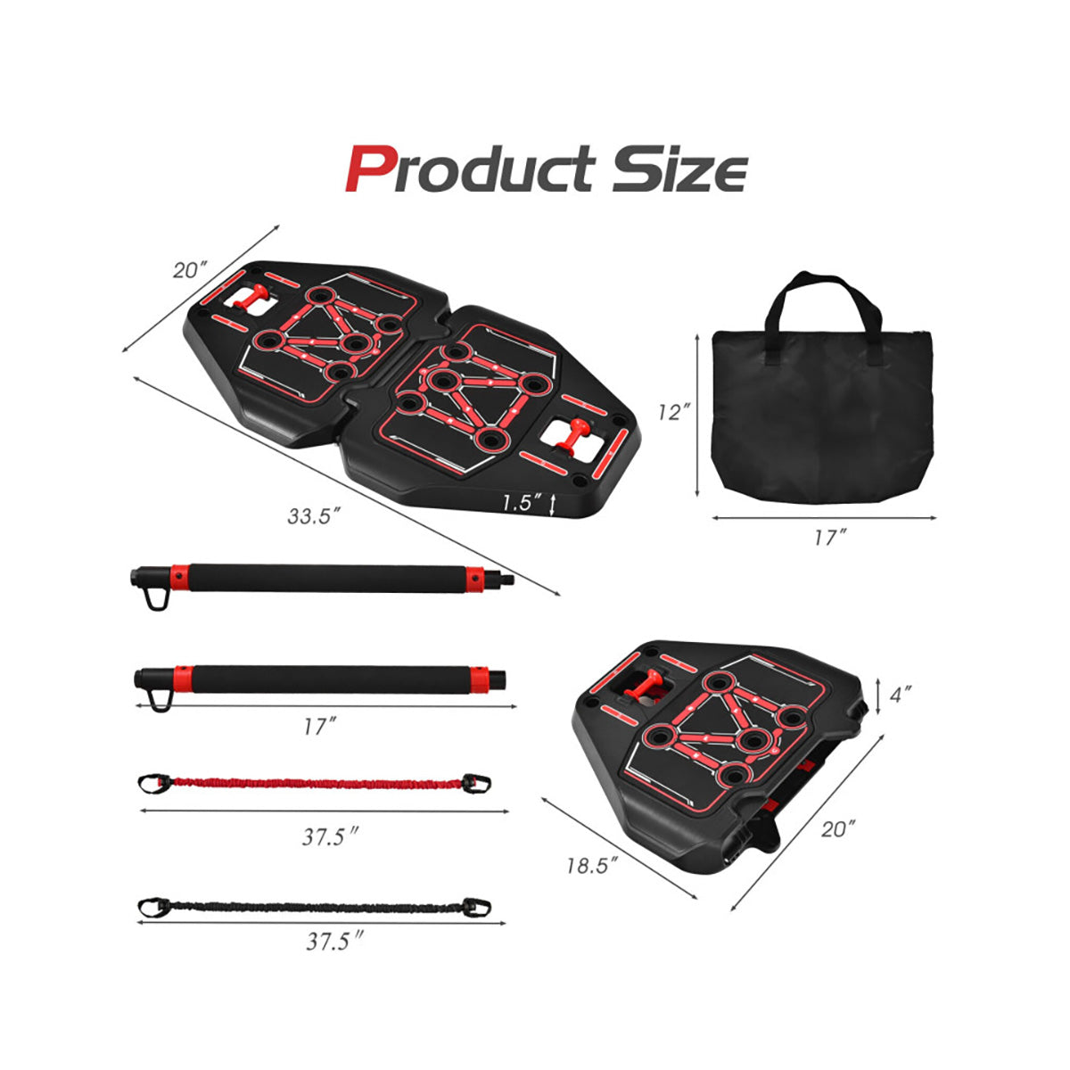 All-in-One Portable Pushup Board Home Gym - image 12