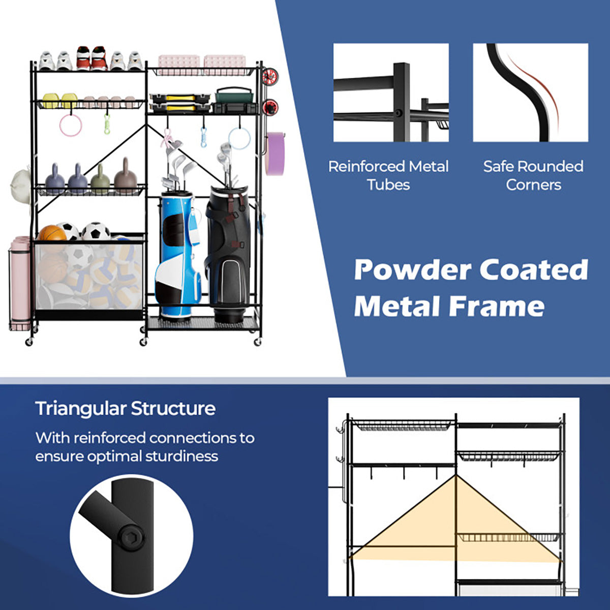 Sports Equipment Garage Organizer - image 6