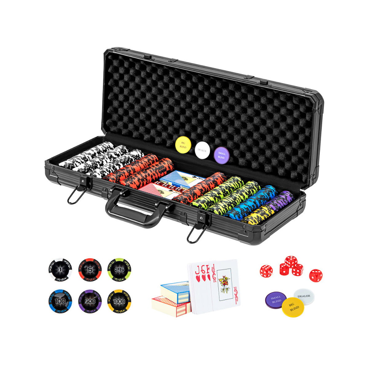 Texas Hold'em Poker Chip Set