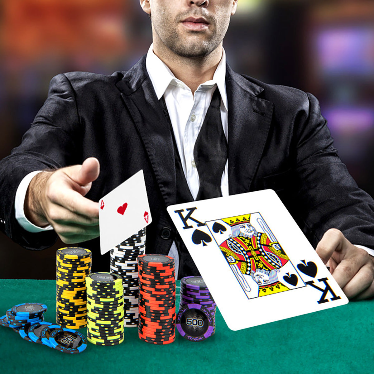 Texas Hold'em Poker Chip Set - image 7