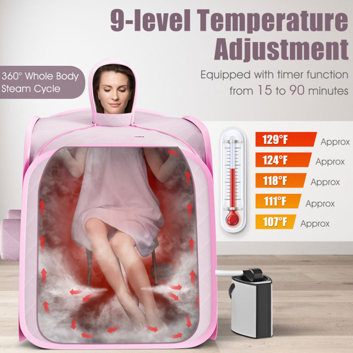 2-Person Portable Steam Sauna - image 3