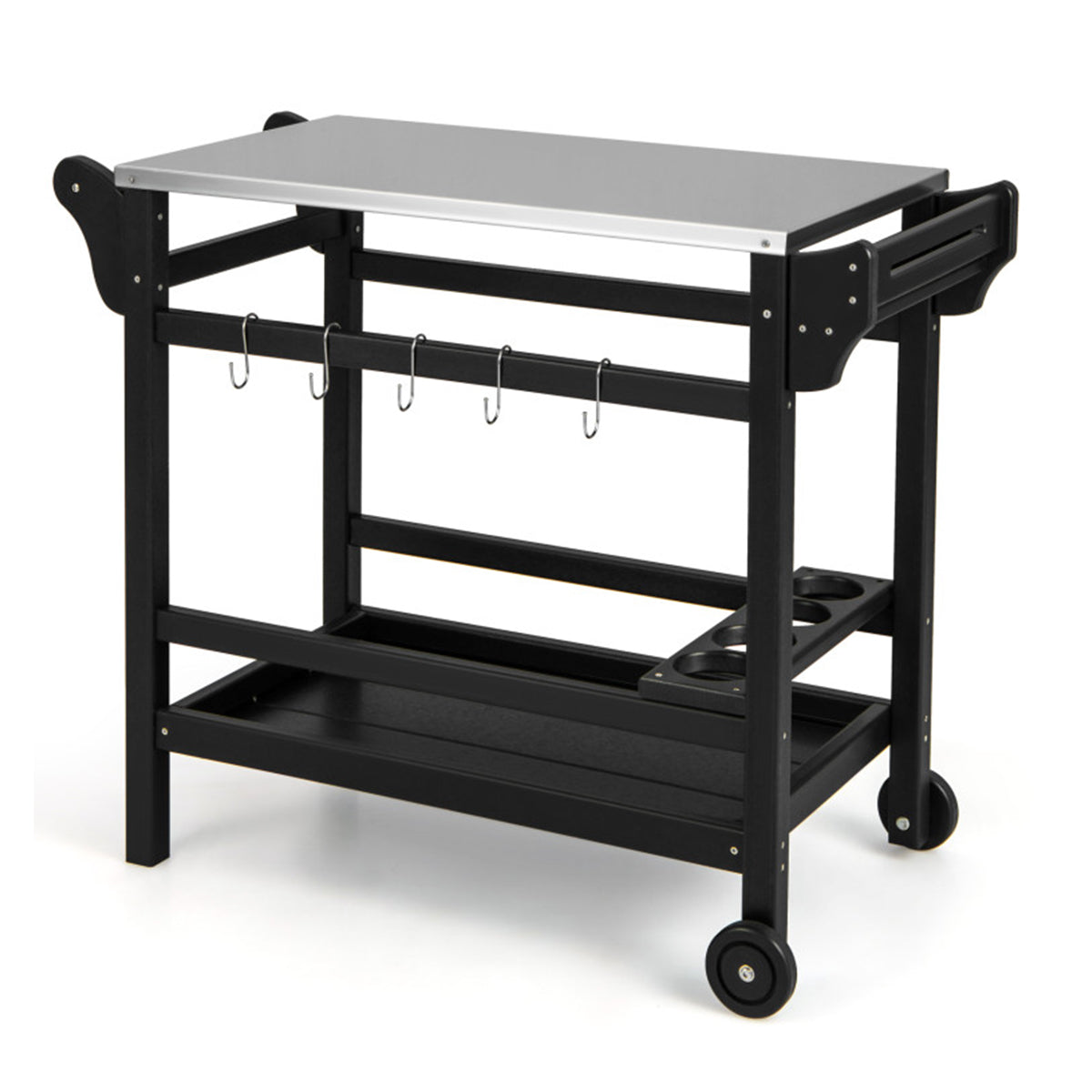 Movable Outdoor Food Prep Cart - image 2