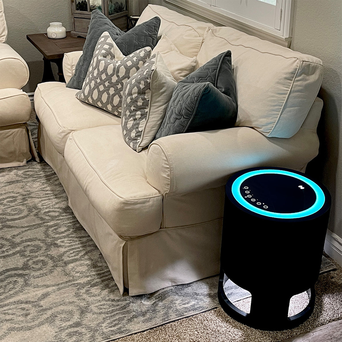 Nimbus Outdoor Bluetooth Speaker Side Table with Mood Lighting