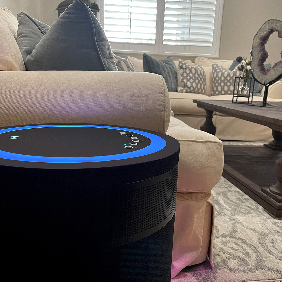 Nimbus Outdoor Bluetooth Speaker Side Table with Mood Lighting - image 4