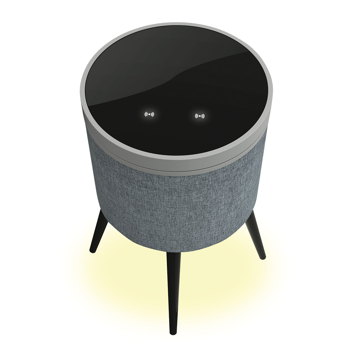 Swivel Top Bluetooth Speaker Side Table with Mood Lighting - image 9