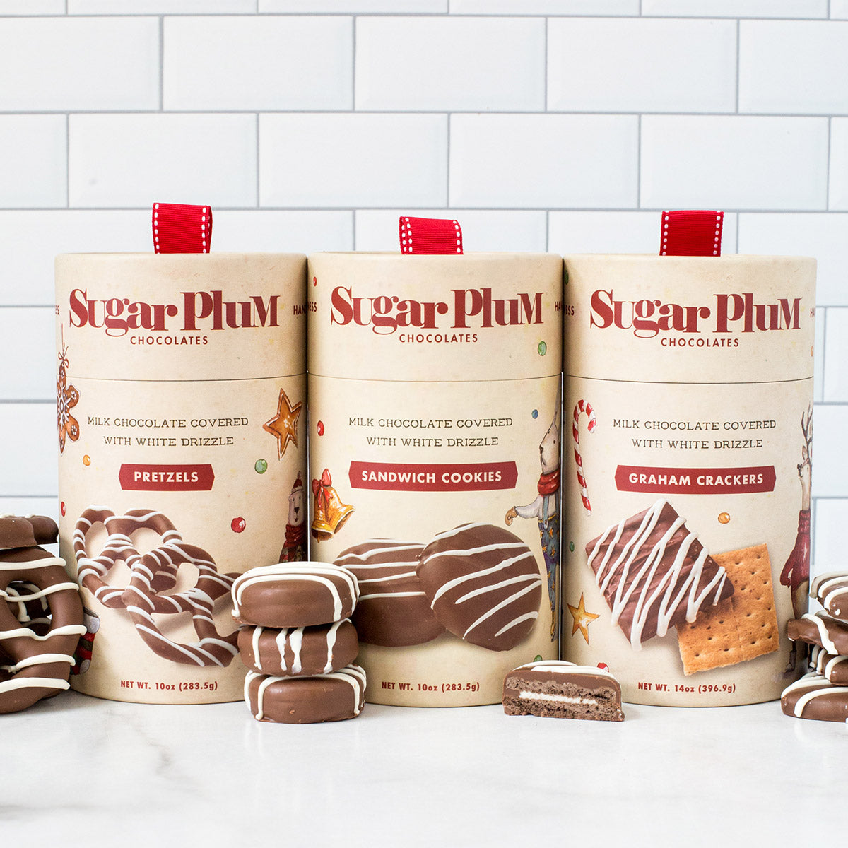 Sugar Plum Holiday Cheer Chocolate Treat Trio