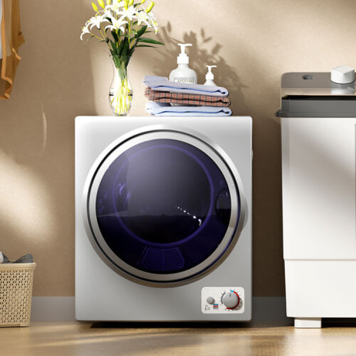 1.5 Cu. Ft. Compact Electric Clothes Dryer