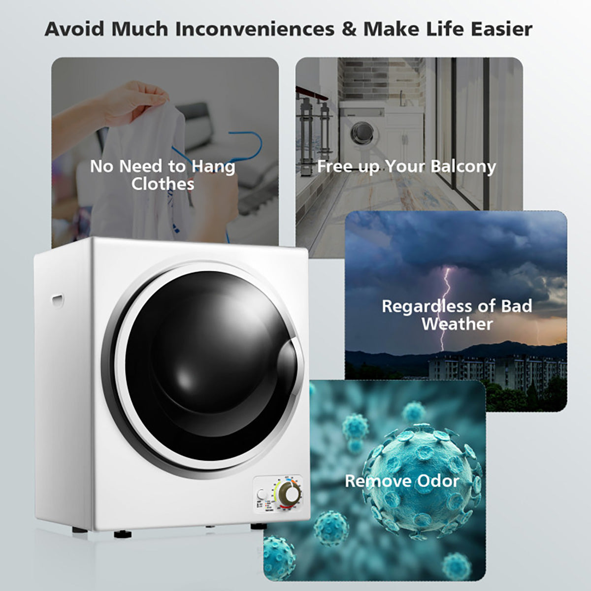 1.5 Cu. Ft. Compact Electric Clothes Dryer - image 22