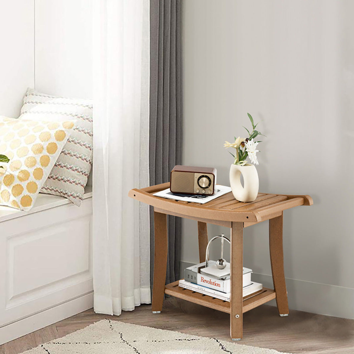 2-Tier Bathroom Shower Bench - image 20