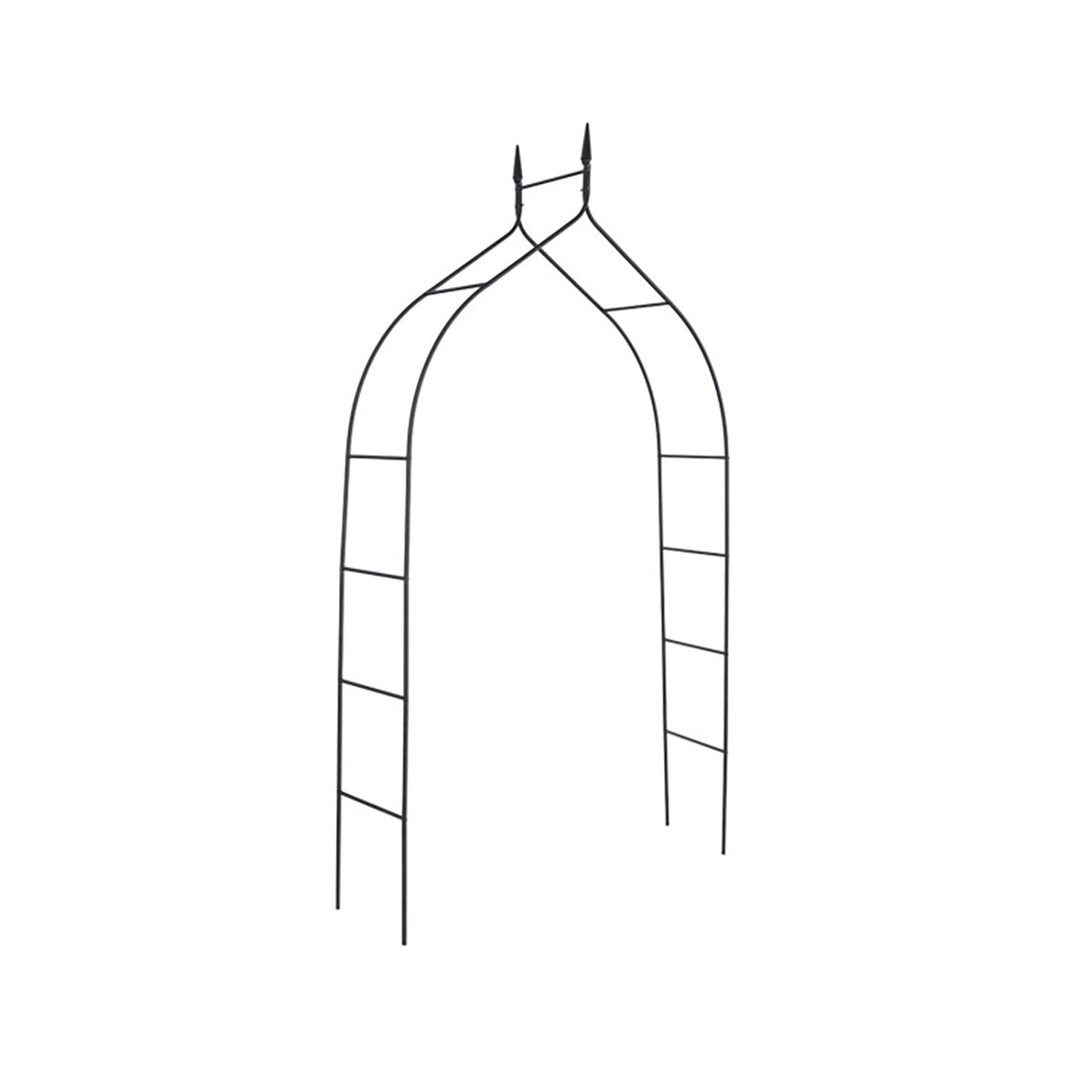 8' Steel Gothic Steel Rose Arch