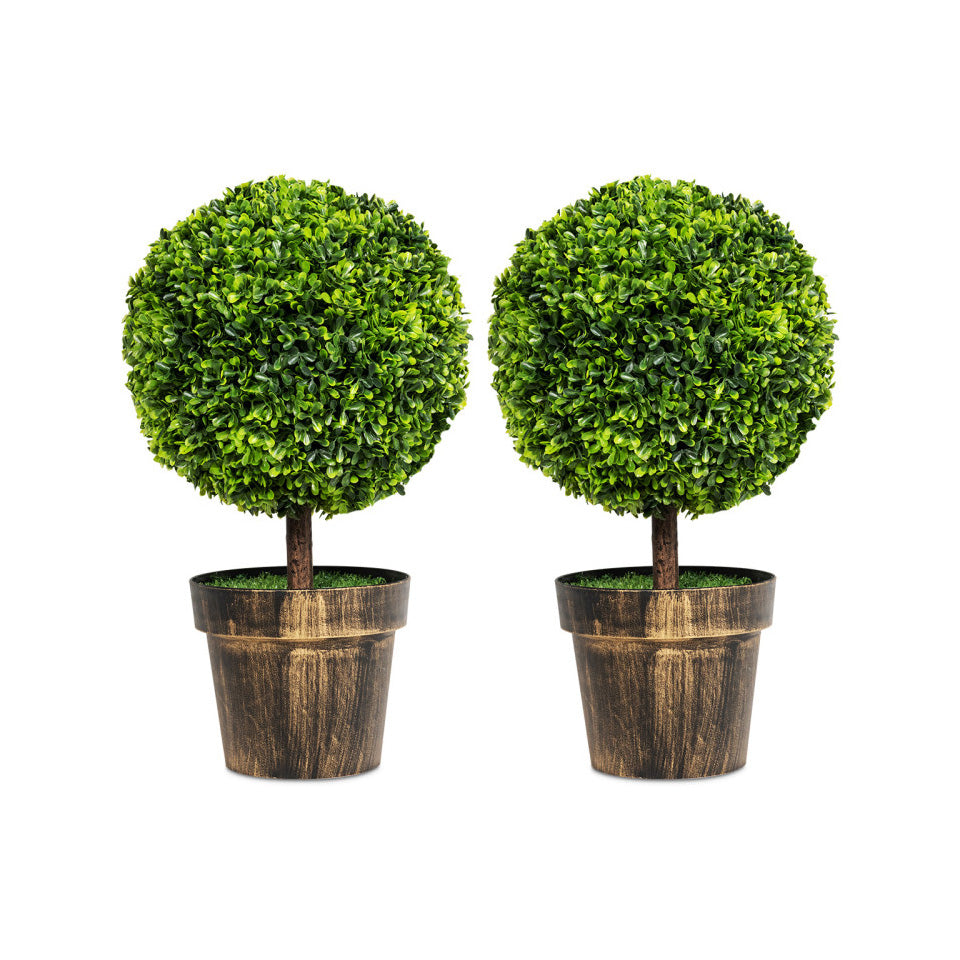 Artificial Ball Trees with Natural Look (Set of 2) - image 2