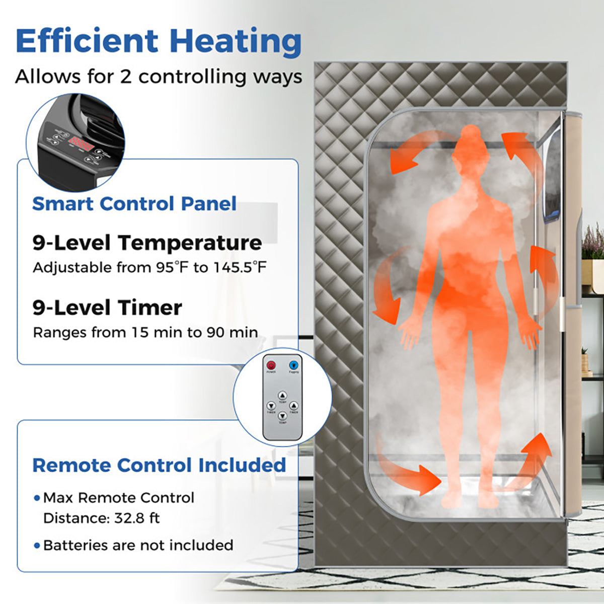 Portable Full Body Steam Sauna - image 6