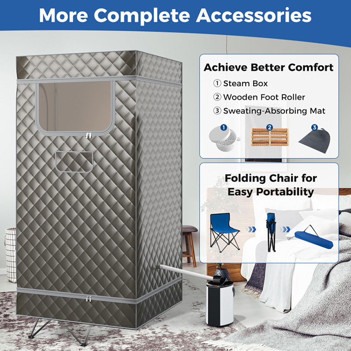 Portable Full Body Steam Sauna - image 8