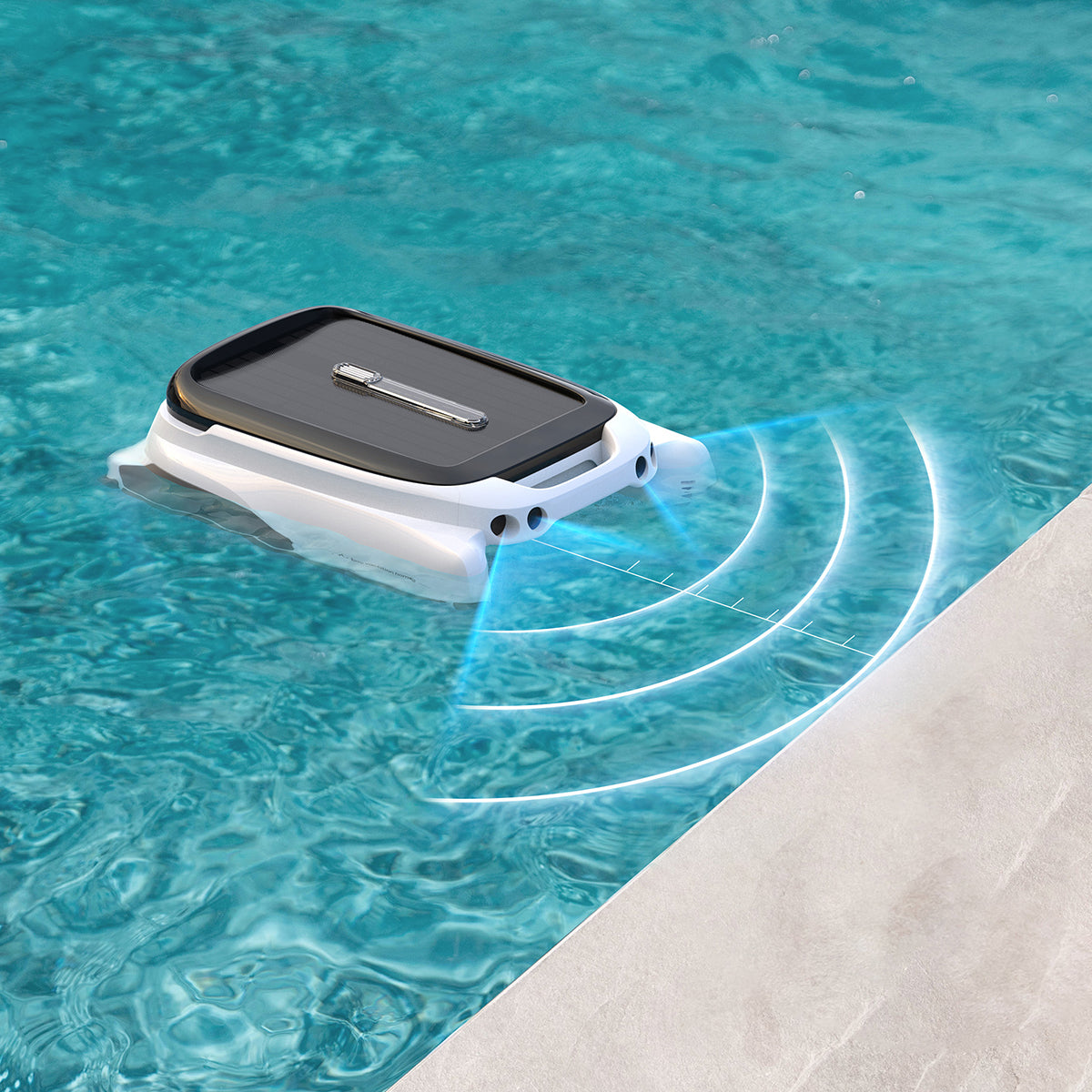 Solar Powered Robotic Pool Skimmer