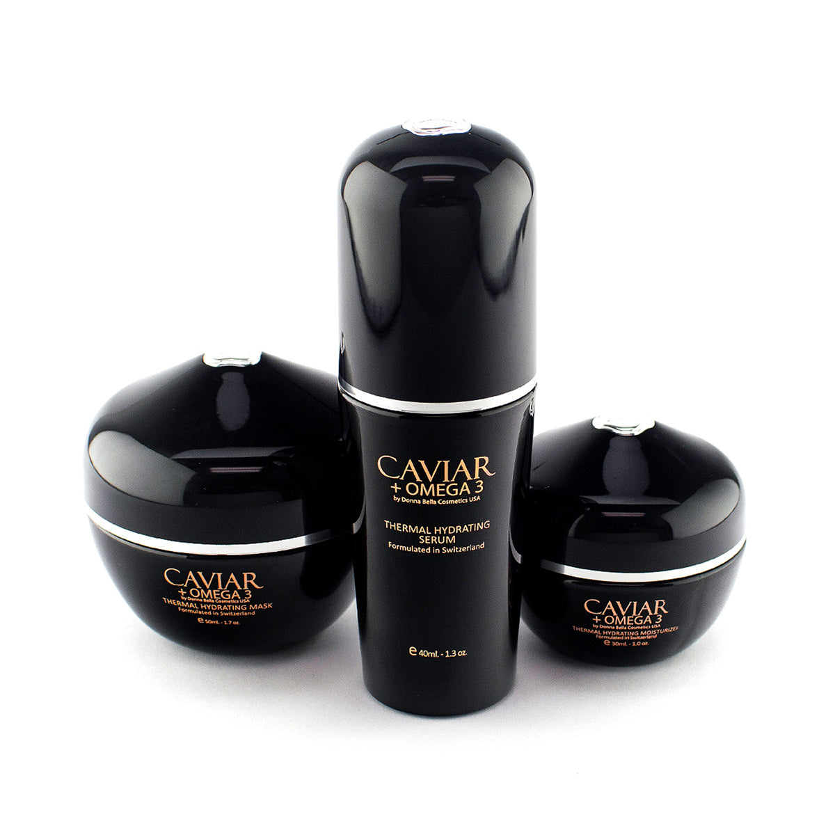 Donna Bella’s Caviar + Omega 3 Thermal Hydrating Set