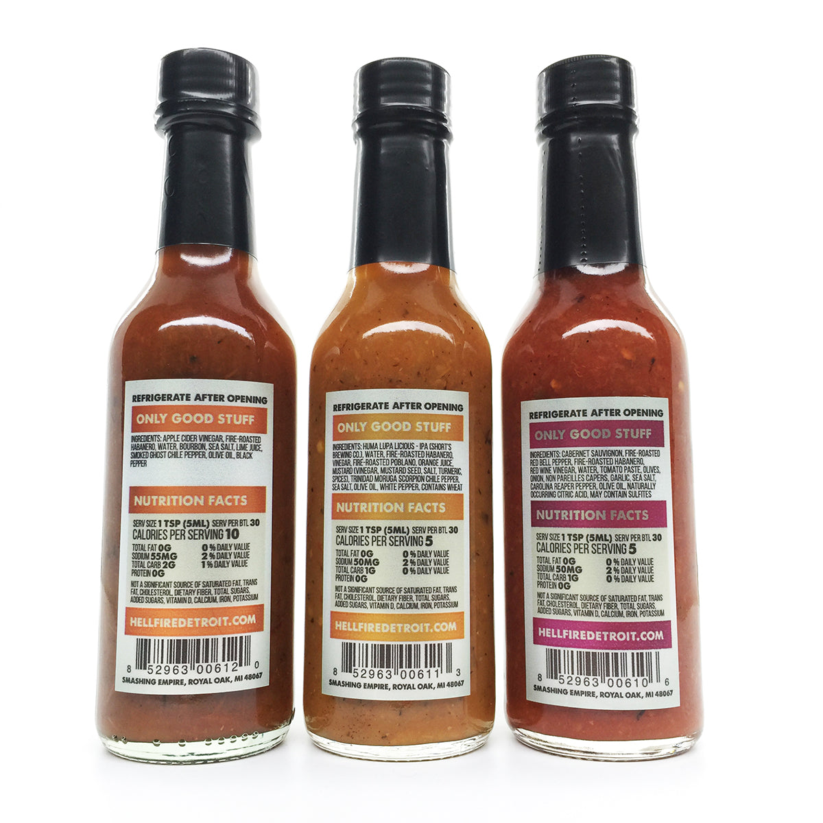 Hell Fire Detroit Inferno Hot Sauce Gift Set - image 8