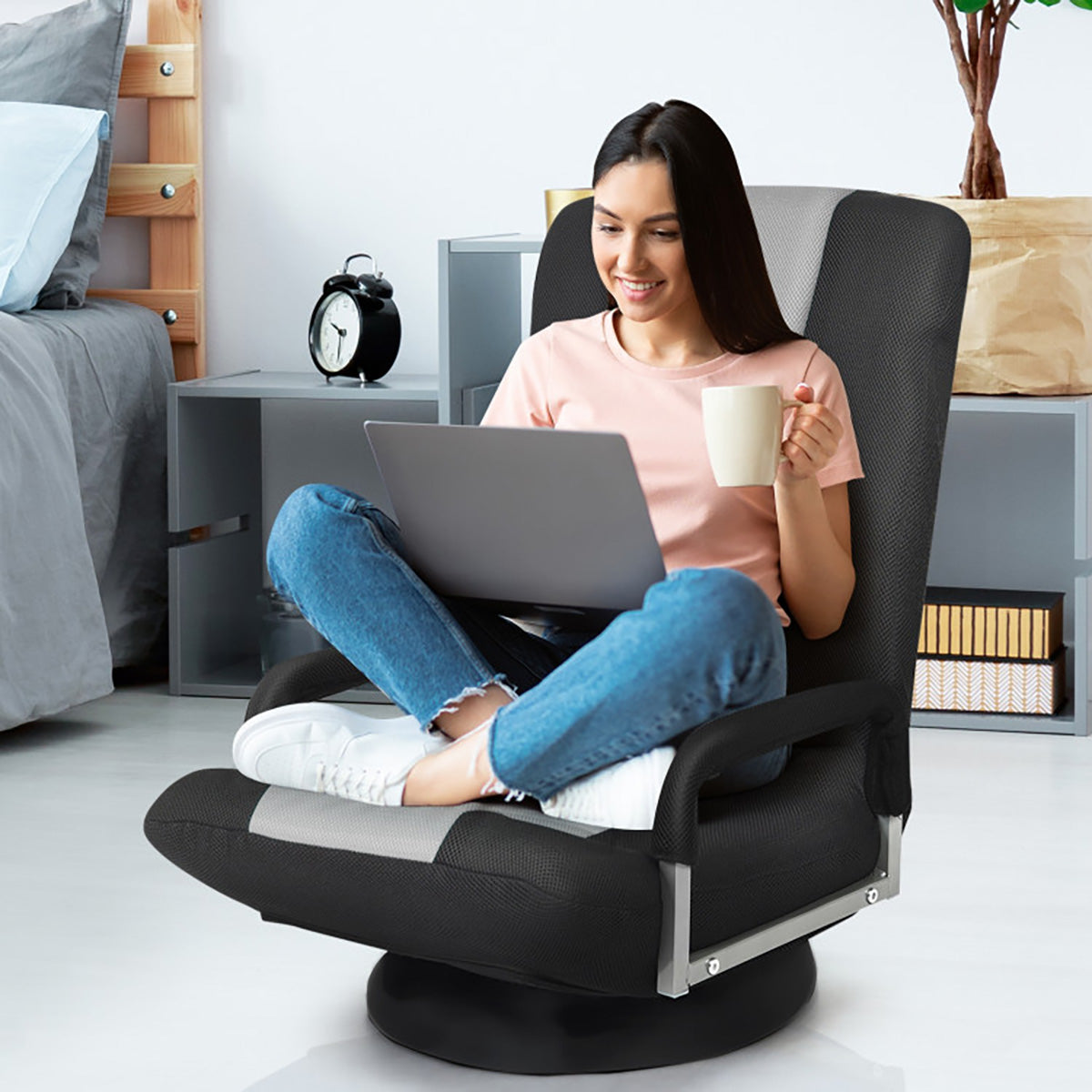 360-Degree Swivel Gaming Floor Chair - image 24