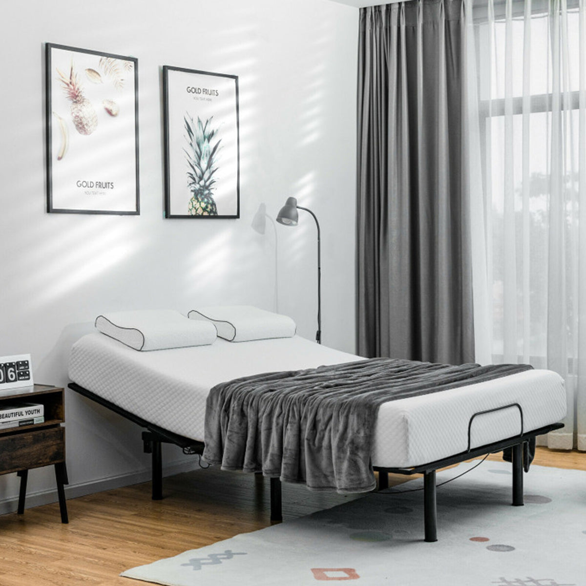 Adjustable Bed Base Frame with Head and Foot Incline - image 9