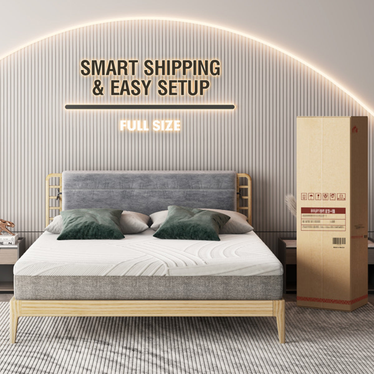 Full-Sized Memory Foam Gel Mattress - image 6