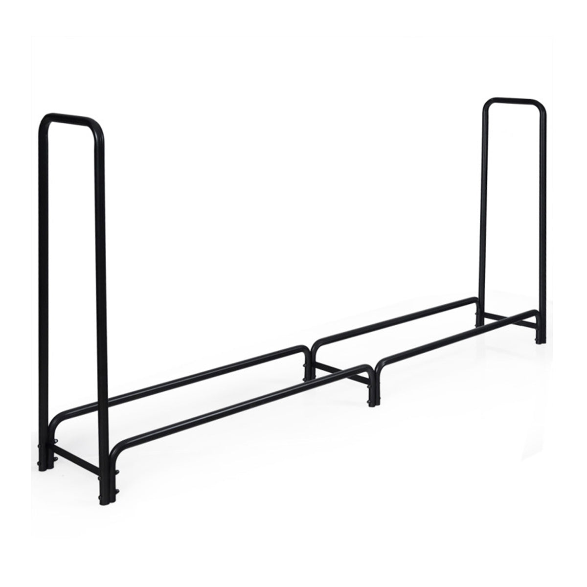 8' Outdoor Steel Firewood Log Rack - image 9