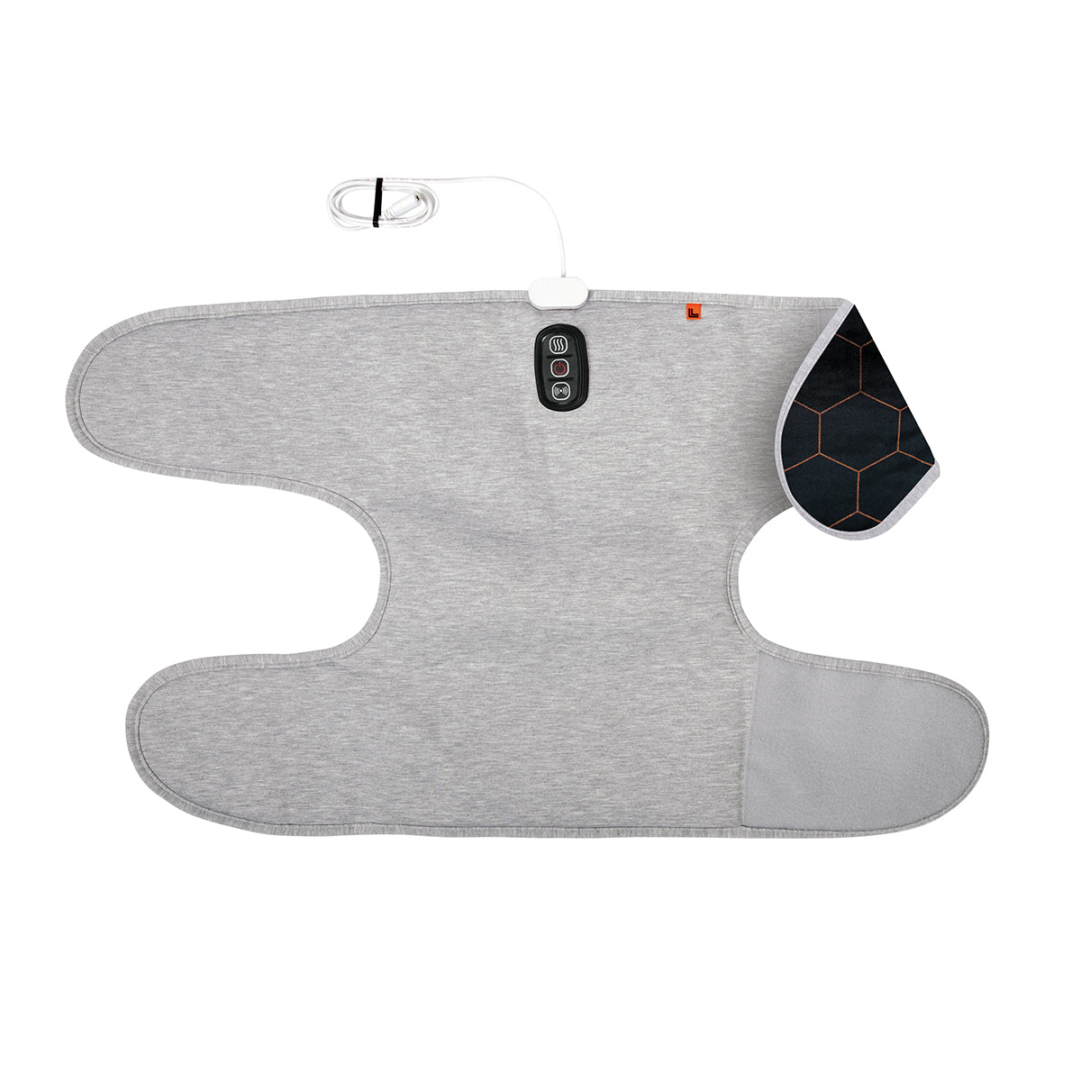 Calming Heat™ Charcoal + Copper Infused Massaging Knee Wrap by Sharper Image - image 9