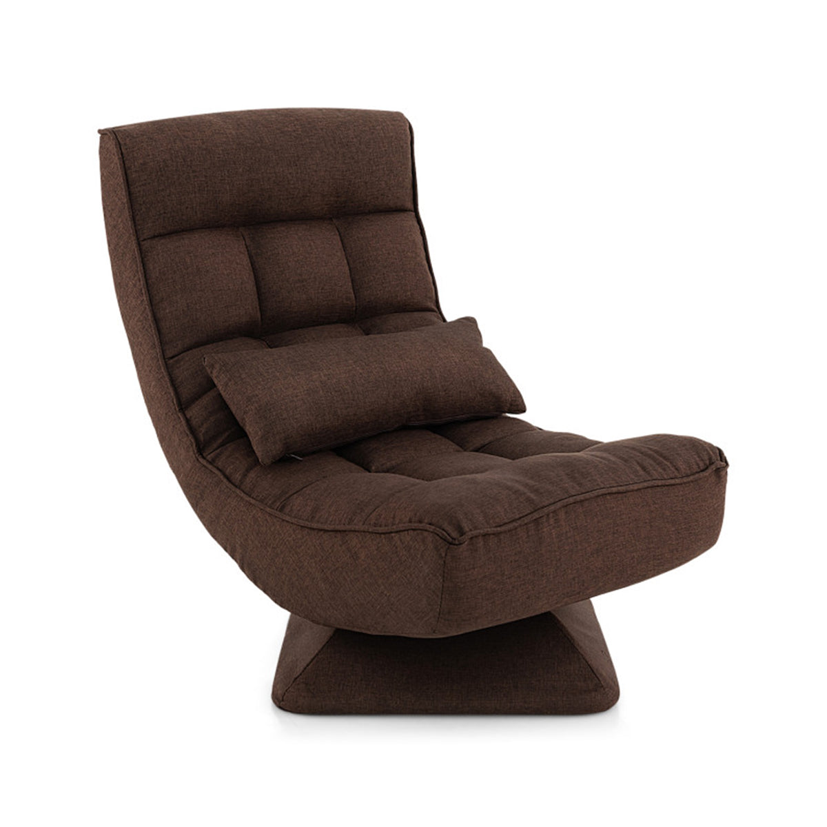 Adjustable 360° Swivel Floor Chair with Massage Pillow - image 10