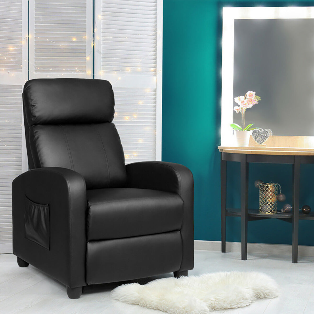 Wingback Massaging Recliner Chair - image 26