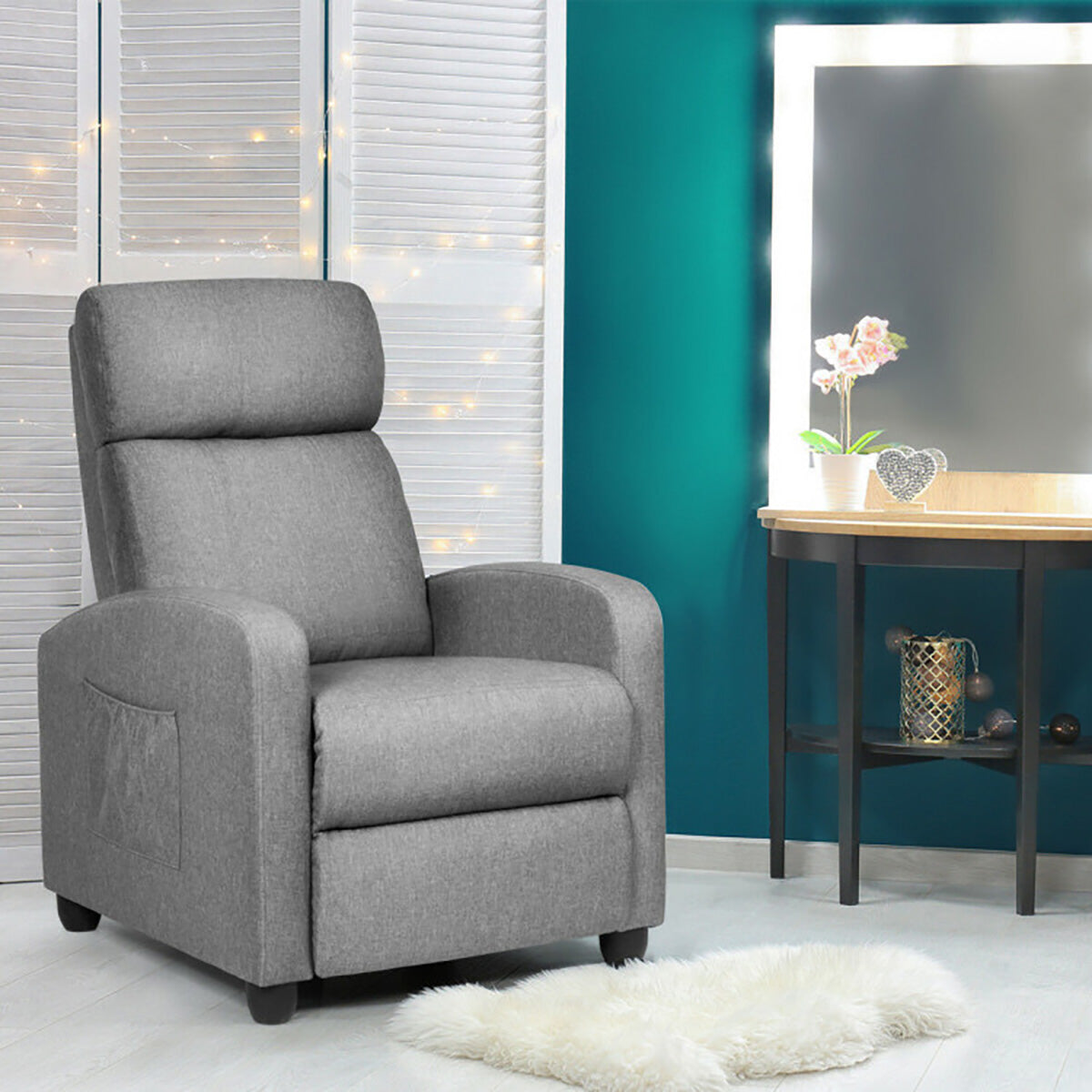 Wingback Massaging Recliner Chair - image 18