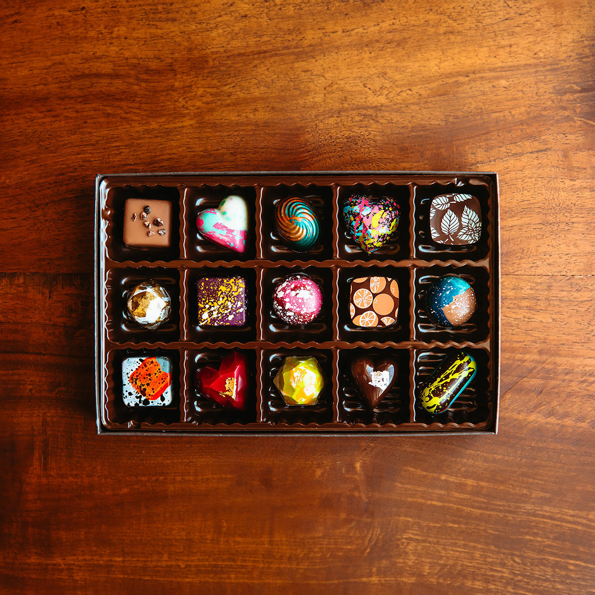 The Chocolate Season 15-Piece Artisan Chocolates